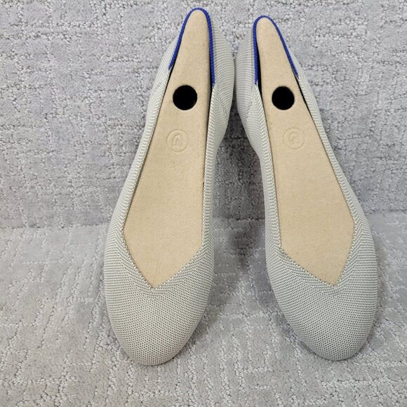 Rothy’s The Point Women's Size 11 Flax Birdseye Slip On Ballet Flats Shoes - Picture 1 of 10